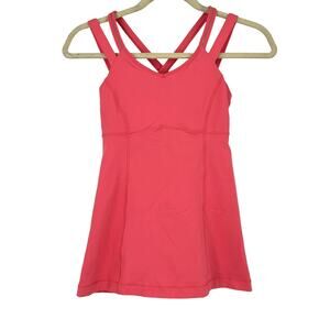 Lululemon Happy Strappy Tank in Pink Lemonade Size 4